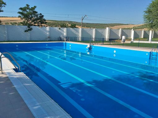 Piscina Municipal de Villanueva de la Reina, rehabilitación e impermeabilización