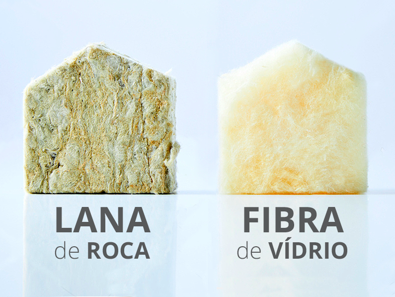 Diferencias entre lana de roca y fibra de vidrio