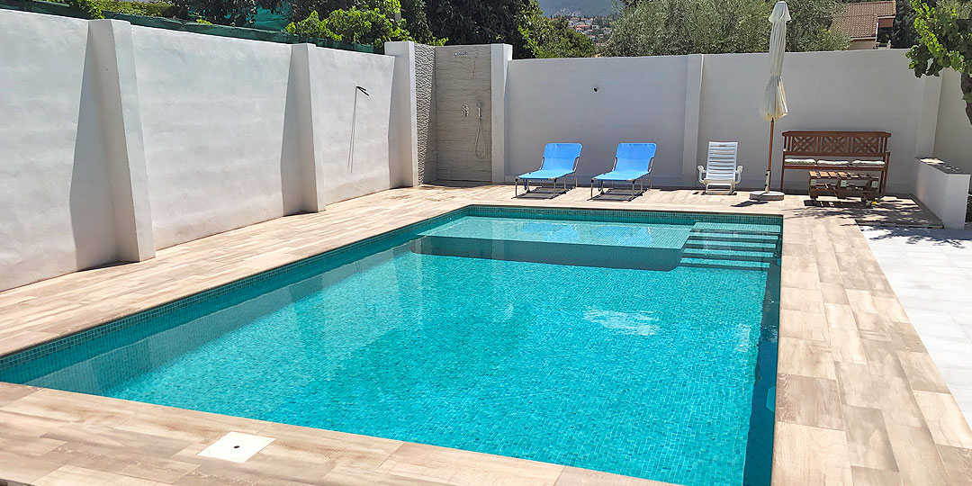 Construccion piscina acero y lamina pvc